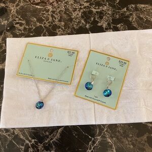 Eliza & Jane Necklace and Earrings Set with Swarovski Crystals